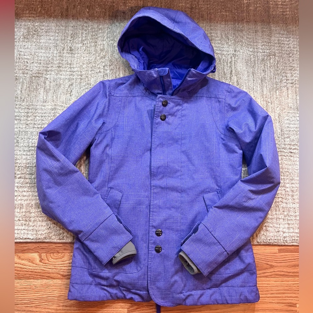 Size S Burton purple dry ride ski coat jacket